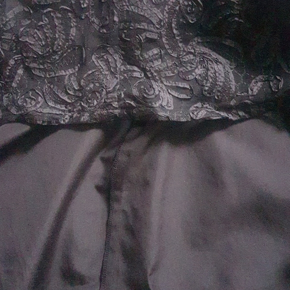 TRULY ZAC POSEN BLACK DRESS -NEW- - Picture 5 of 8